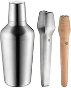 Krajalnice - WMF zestaw barowy 5-częściowy, typu matrioszka, z shakerem 700 ml, miarka barowa, sitko barmańskie, szczypce do lodu, drewniany tłuczek, akcesoria schowane w shakerze, w pudełku prezentowym, nadają si 636836030 - miniaturka - grafika 1