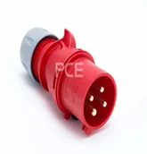 Osprzęt siłowy - PCE Polska Wtyczka 32A/4 024-6 W32/4 - miniaturka - grafika 1