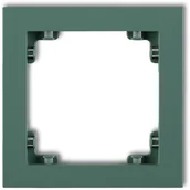 Klawisze i ramki - Karlik Deco szmaragdowy ramka 1-krotna 51DR-1 51DR-1 - miniaturka - grafika 1