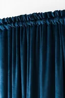 Zasłony - Awitek ZASŁONA GOTOWA GRANATOWA NA TAŚMIE 140x270 CM A000890-VILL-GRAN 315116 - miniaturka - grafika 1