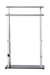 Wenko Stojak na ręczniki LAVA 2 ramienny stal nierdzewna B01FARHP00 - Wieszaki łazienkowe - miniaturka - grafika 2