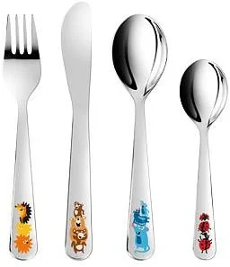 Tescoma Komplet sztućców dziecięce BAMBINI, wesołe zwierzątka, 4 części 668089 - Zestawy sztućców - miniaturka - grafika 6