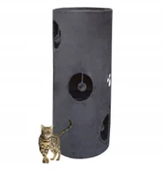 Drapaki dla kotów - Drapak/Tuba/ Wieża dla Kota 100cm Siwy - miniaturka - grafika 1