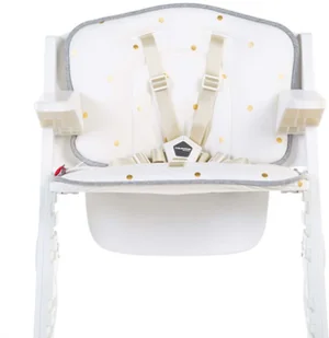 Childhome childhome - ochraniacz-poduszka do krzesła jersey złote kropki - Krzesełka do karmienia - miniaturka - grafika 3