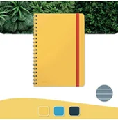 Notesy i bloczki - Leitz Notebook Cosy WireB L Ruled Yellow 45270019 - miniaturka - grafika 1
