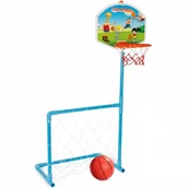 Koszykówka - Woopie WOOPIE Zestaw 2w1 Koszykówka Bramka do Piłki Nożnej + Piłka 30715 - miniaturka - grafika 1
