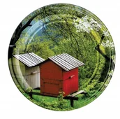 Akcesoria do hodowli zwierząt - Nakrętki na słoiki z miodem (50szt) - wzór ND36 - miniaturka - grafika 1