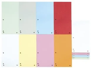 Donau Przekładki karton, 1/3 A4, 235x105mm, 100szt., szare 8620100-13PL - Zakładki indeksujące - miniaturka - grafika 2