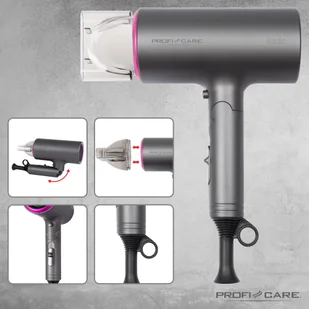 ProfiCare PC-HT 3073 Różowa - Suszarki do włosów - miniaturka - grafika 3