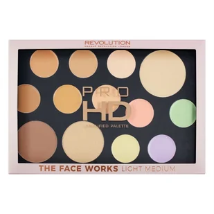 REVOLUTION Pro HD Palette The Works light medium Makeup Revolutio - Pozostałe akcesoria do makijażu - miniaturka - grafika 8