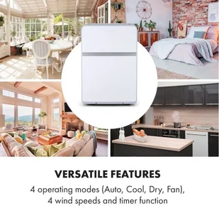 Klarstein Ion Breeze system klimatyzacji 9000 BTU 410 m/h 16-32°C biały ACO8-Ion Breeze 9k - Klimatyzatory - miniaturka - grafika 8