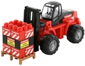 Samochody i pojazdy dla dzieci - Wader Wozek Widlowy Klocki 62734 P - miniaturka - grafika 1