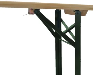 vidaXL vidaXL Składany stół piwny z ławkami drewniany - Meble ogrodowe - miniaturka - grafika 7