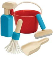 Zabawki AGD - Plan Toys Zestaw do sprzątania, - miniaturka - grafika 1