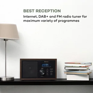 Auna Ambient czarne drewno - Radia - miniaturka - grafika 2