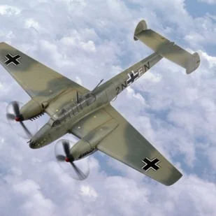 Messerschmitt Bf110 Fighter Hobby Boss - Modele do sklejania - miniaturka - grafika 2