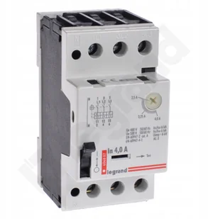 Legrand WYCZNIK SILNIKOWY M250 4,0 A 606807 - Wyłączniki światła i elektryczne - miniaturka - grafika 2