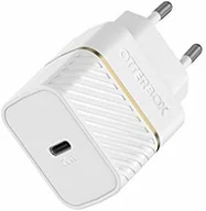 Ładowarki do telefonów - OtterBox OtterBox EU Ładowarka ścienna z szybkiego ładowania 20W, USB C PD, Biały 78-80349 - miniaturka - grafika 1