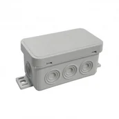 Puszki elektryczne i akcesoria - ViPlast Puszka natynkowa 038-03 8-wlotowa IP54 szara 2384 038-03 - miniaturka - grafika 1