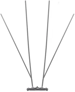 vidaXL Kolce ze stali nierdzewnej przeciw ptakom 4-rzędy (6 w zestawie) - Zwalczanie i odstraszanie szkodników - miniaturka - grafika 2