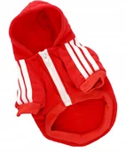 Ubranka dla psów - Bluza Dla Psa Ubranko Dres Adidog Zamek Paski Xs - miniaturka - grafika 1