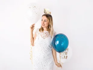 PartyDeco Opaska, Nowy Rok - Happy New Year - Sylwester - miniaturka - grafika 7