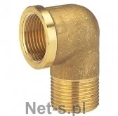Akcesoria hydrauliczne - GARDENA mosiądz-kąt z wnętrze i gwint zewnętrzny G1 7284 - miniaturka - grafika 1