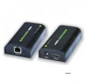 Inne akcesoria audio-wideo - Techly Extender / splitter HDMI Techly po skrętce Cat. 5e/6/6a/7 do 120m, over IP, czarny IDATA EXTIP-373 306004 - miniaturka - grafika 1