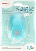 Przybory szkolne - BREWIS Dziurkacz ozdobny 2.5cm Śnieżynka D25-25 - miniaturka - grafika 1