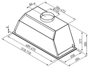 SeeNERGY Gruppo Incasso Vetro 72 WH - Okapy kuchenne - miniaturka - grafika 4