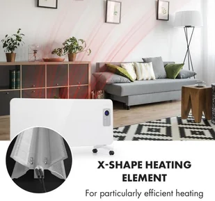 Klarstein Klarstein Hot Spot CV20 Grzejnik konwektorowy 2000 W IP24 pilot zdalnego sterowania kolor biały HTR2-Hot Spot CV20WH - Ogrzewanie przenośne - miniaturka - grafika 3
