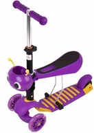 Hulajnogi - Vivo Hulajnoga 3w1 MG023C fioletowa - miniaturka - grafika 1