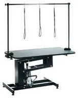 Meble kosmetyczne - Beauty system Stół groomerski hydrauliczny XL 3 smycze BP-101 - miniaturka - grafika 1