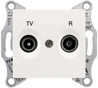 Gniazdka elektryczne - Schneider Electric Schneider Sedna kremowy gniazdo R-RTV końcowe) SDN3301623 - miniaturka - grafika 1