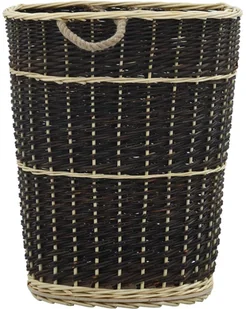 vidaXL Plecak na drewno opałowe, 57x51x69 cm, naturalna wiklina vidaXL - Akcesoria kominkowe - miniaturka - grafika 5