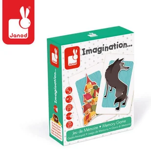 Janod Gra pamięciowa Fantazja - GRA PAMIĘCIOWA FANTAZJA - Zabawki interaktywne dla dzieci Janod Gra pamięciowa Fantazja - GRA PAMIĘCIOWA FANTAZJA - Zabawki interaktywne dla dzieci - miniaturka - grafika 2