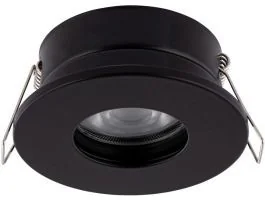 Nowodvorski łazienkowe oczko stropowe Golf GU10 czarne IP54 8376 - Lampy sufitowe - miniaturka - grafika 2