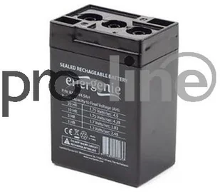 Gembird Akumulator uniwersalny 6V/4.5Ah BAT-6V4.5AH - Baterie do zasilaczy awaryjnych UPS - miniaturka - grafika 2