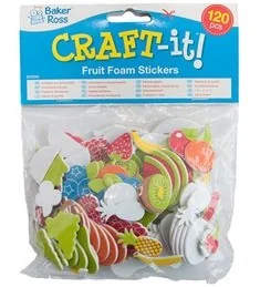 Baker Naklejki piankowe Owoce ROSS - Przybory szkolne - miniaturka - grafika 3