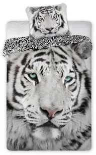 Pościel bawełniana 140x200 Wild Tygrys syberyjski - Pościel dla dzieci - miniaturka - grafika 2