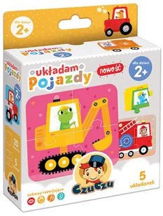 CzuCzu Układam Pojazdy - Książki edukacyjne - miniaturka - grafika 3