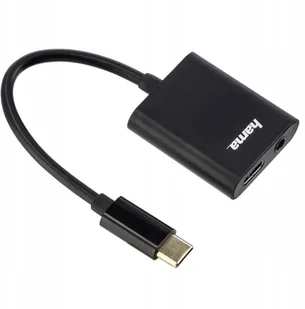 Hama POLSKA Kabel adapter USB-C - USB-C + Jack 3,5mm 135748 - Adaptery i przejściówki - miniaturka - grafika 4