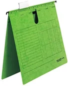 Teczki i skoroszyty - FALKEN Skoroszyt zawieszkowy Falken UniReg opakowanie 5 szt. Wyprodukowano w Niemczech. Tekturowy A4 z plastikową fiszką do opisu zielony Idealny do kartoteki do biur i urzędów. Błękitny Anioł 11287893 - miniaturka - grafika 1