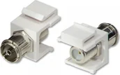 Wtyczki i adaptery - Keystone Lindy Lindy 60522 łącznik modułowy gn antenowe gn typu F 2szt - miniaturka - grafika 1