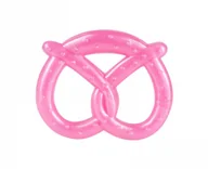 Gryzaki dla dzieci - Canpol babies Canpol Elastyczny gryzak Precel : Kolor - Różowy - miniaturka - grafika 1