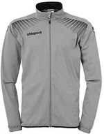 Kurtki i kamizelki sportowe męskie - uhlsport uhlsport Męska kurtka GOAL CLASSIC, ciemnoszara melanż/czarna, XXL 100516305 - miniaturka - grafika 1