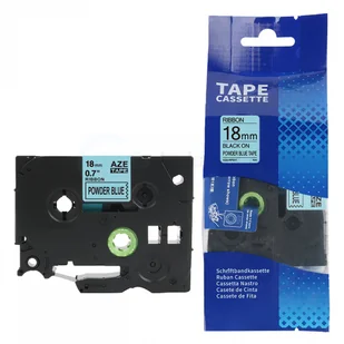 Brother strefadrukarek.pl Taśma TZe-RP541 wstążka ozdobna 18mm x 4m pudrowo niebieska czarny nadruk - zamiennik| OSZCZĘDZAJ DO 80% - ZADZWOŃ! 7308 PROMOCJA! TZE-RP541 - Etykiety do drukarek - miniaturka - grafika 3