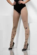 Stroje karnawałowe - Smiffys Zbudowany smiffys damskie rajstopy gęstości z pająki, odcień skóry i czarnym,,,,, 45878 45878 - miniaturka - grafika 1