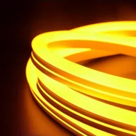 Taśmy LED - v-tac Neon Flex V-TAC 24V IP68 10mb Cięcie co 5cm 6,5W/m IP68 VT-554 Żółty 260lm - miniaturka - grafika 1