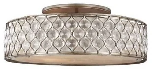 Feiss Sufitowa LAMPA plafon FE-LUCIA-6SF-L Elstead okrągła OPRAWA metalowa antyczna srebrna FE-LUCIA-6SF-L - Lampy sufitowe - miniaturka - grafika 2